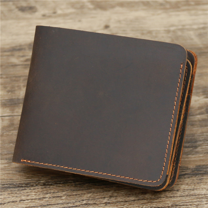 Porte-cartes pour hommes Portefeuille en cuir véritable