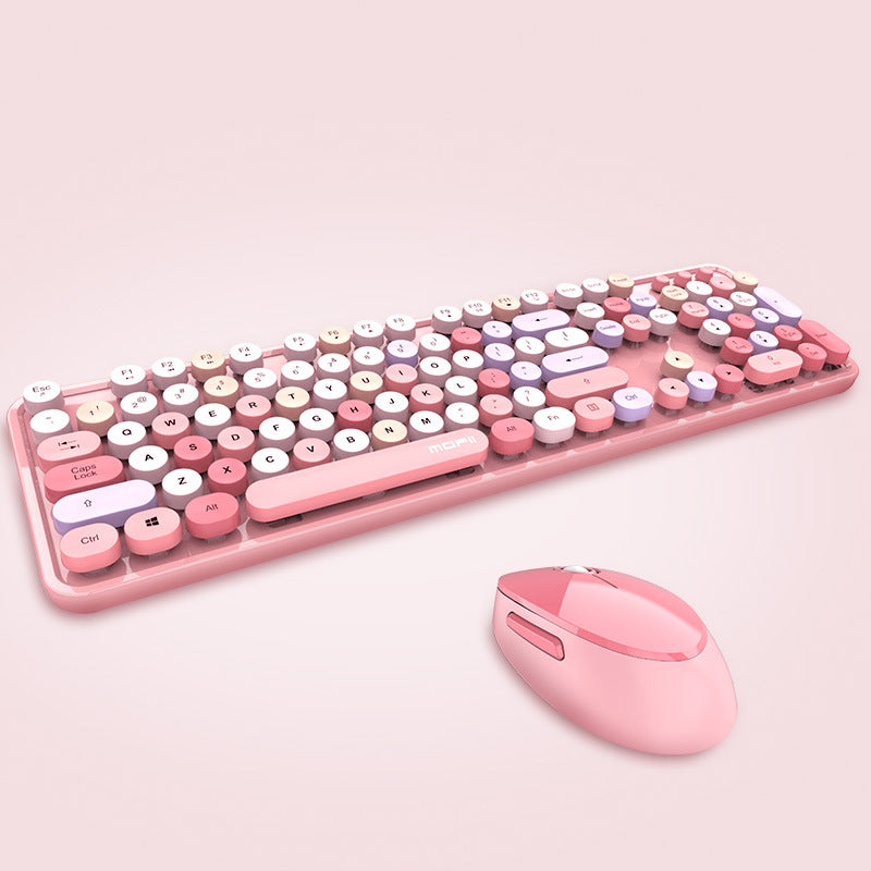 Couleur rouge à lèvres filles punk clavier
