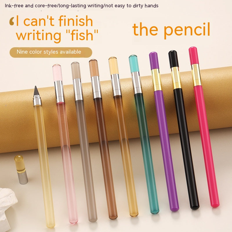 Acrylique Transparent Rod Eternal Crayon Aiguillage-libre