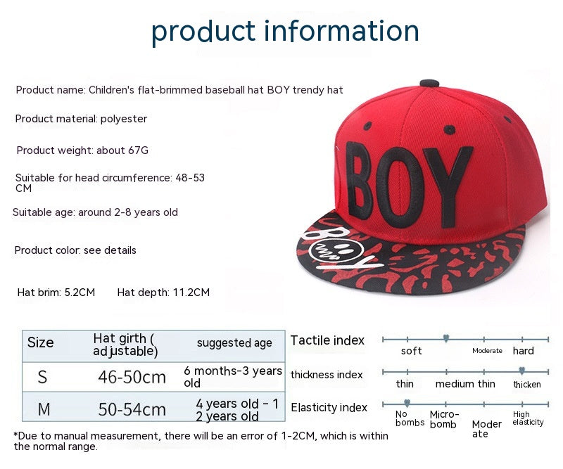 Hip Hop Peaked Cap Printemps et Été Sun-proof