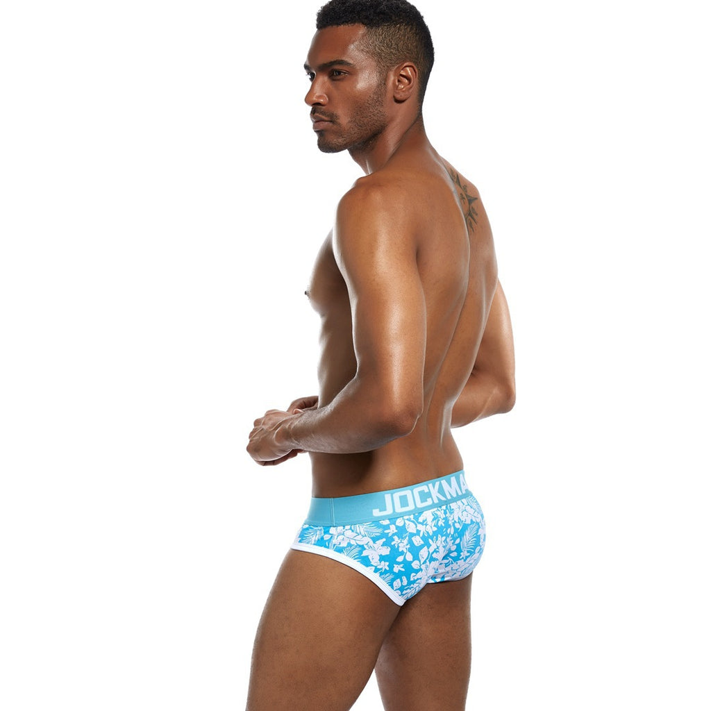 Sous-vêtements sexy et confortables en coton imprimé pour hommes