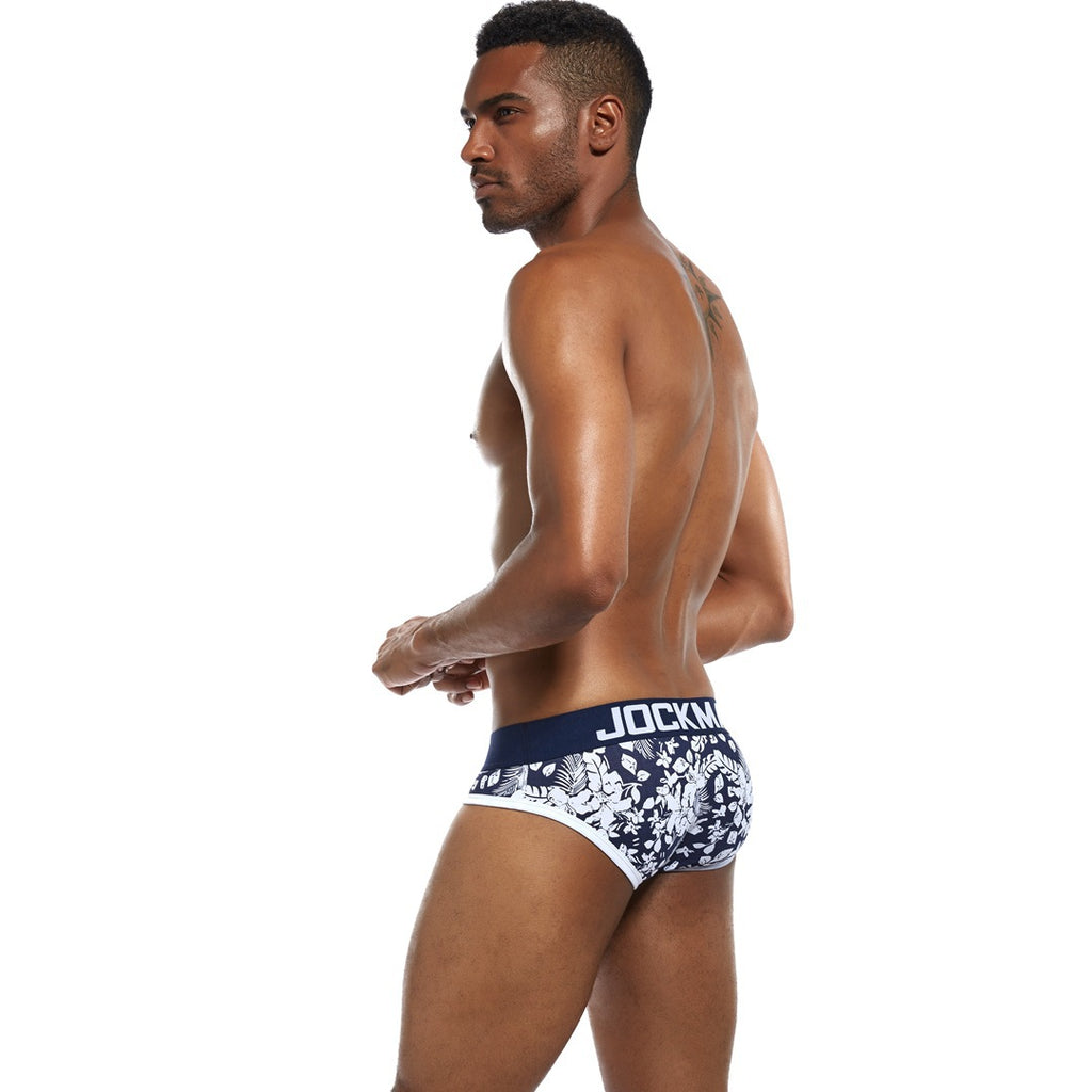 Sous-vêtements sexy et confortables en coton imprimé pour hommes