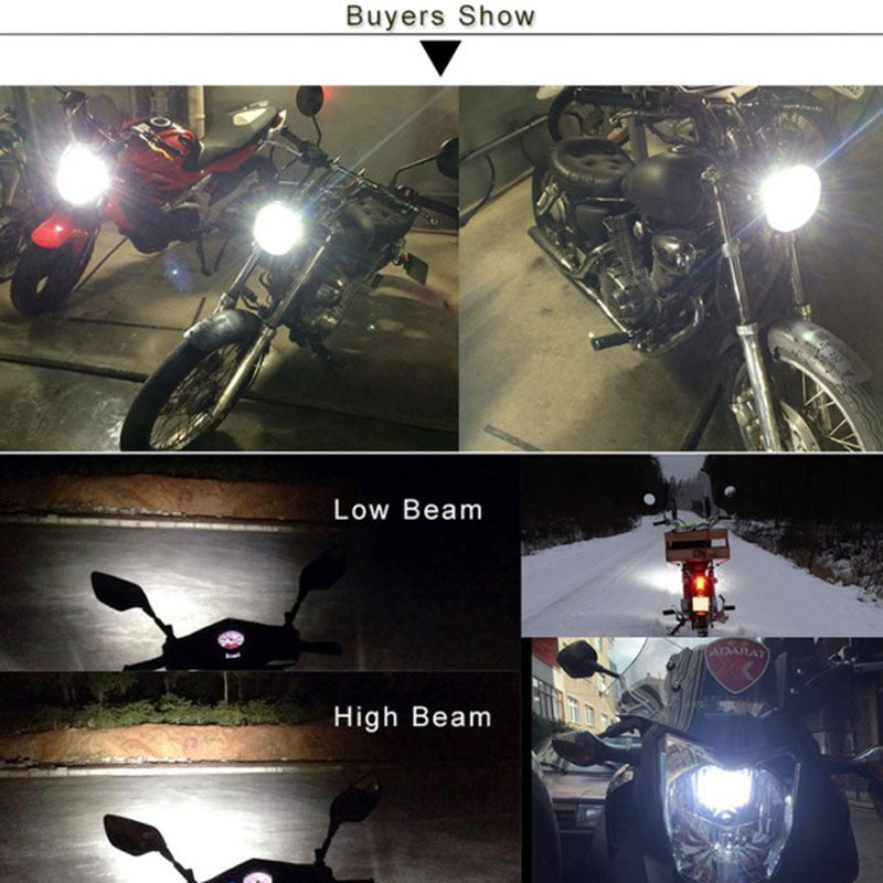 Led moto M4 double griffe H6 électrique véhicule lumières intégrées