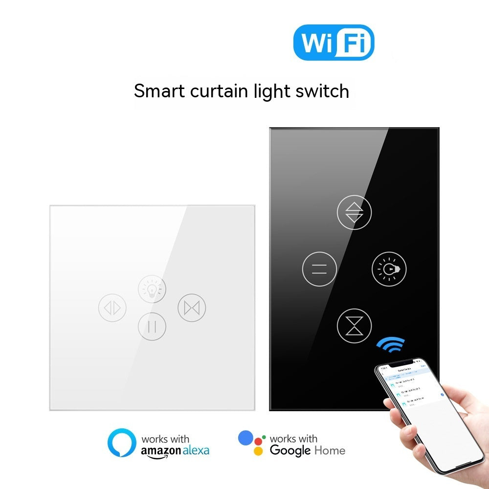 Smart Rideau lumière mur Touch en plastique bouton de contrôle de la voix
