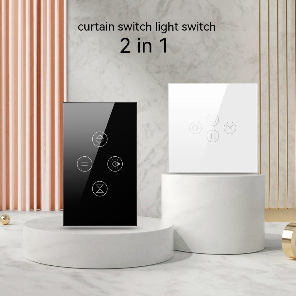 Smart Rideau lumière mur Touch en plastique bouton de contrôle de la voix