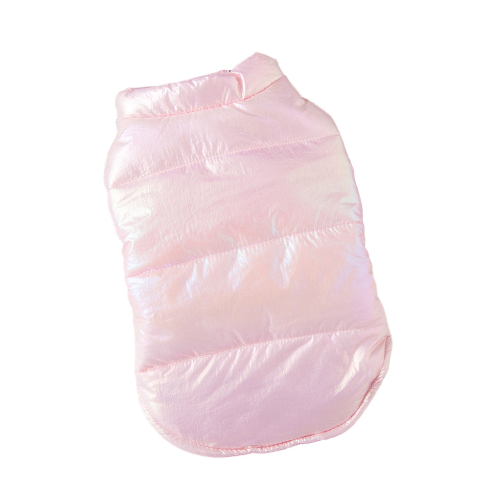 Laser Glossy Vest Automne et vêtements d'hiver manteau de chien