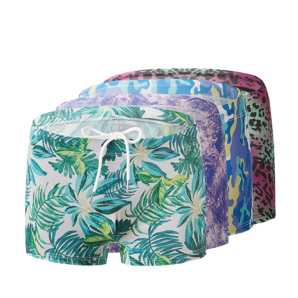 Trunks de natation imprimés pour hommes