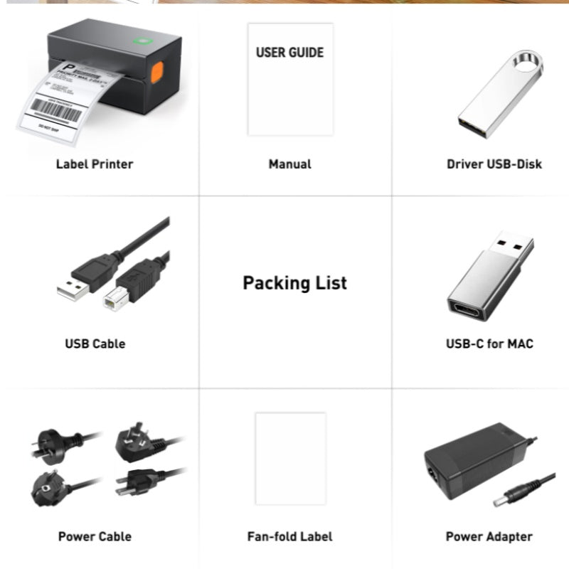 Express thermal label printer (single-machine)