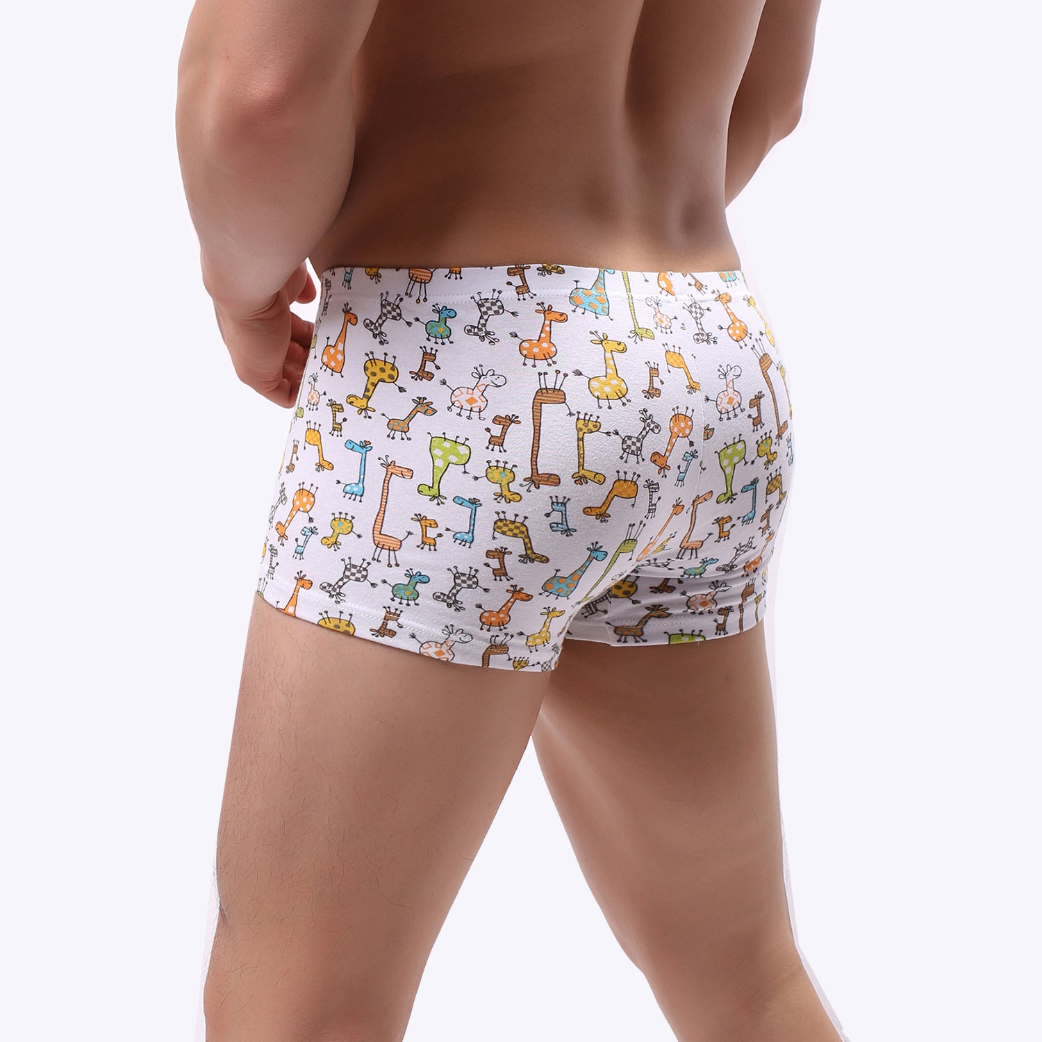 Sous-vêtements pour hommes en forme de U de coton caricature