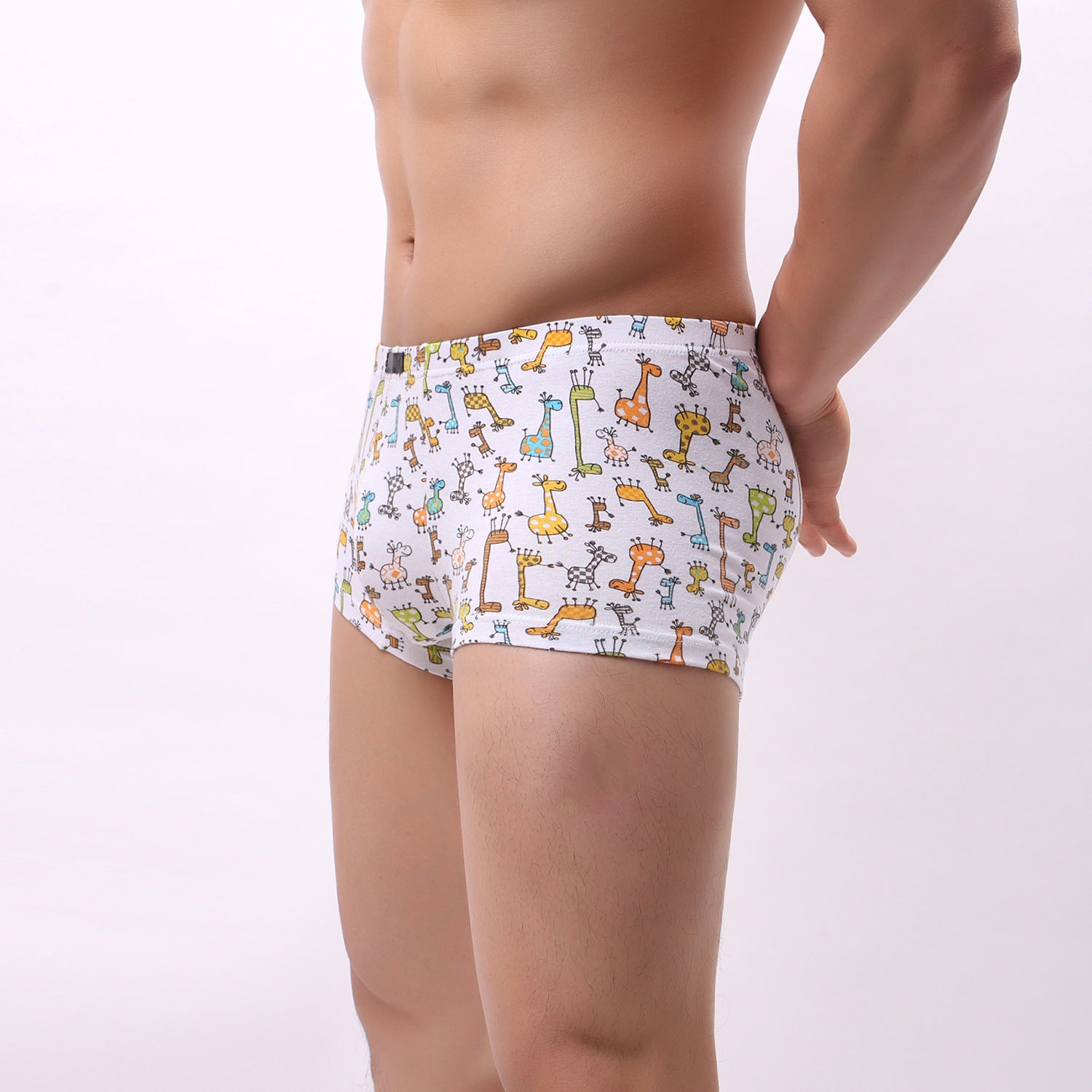 Sous-vêtements pour hommes en forme de U de coton caricature