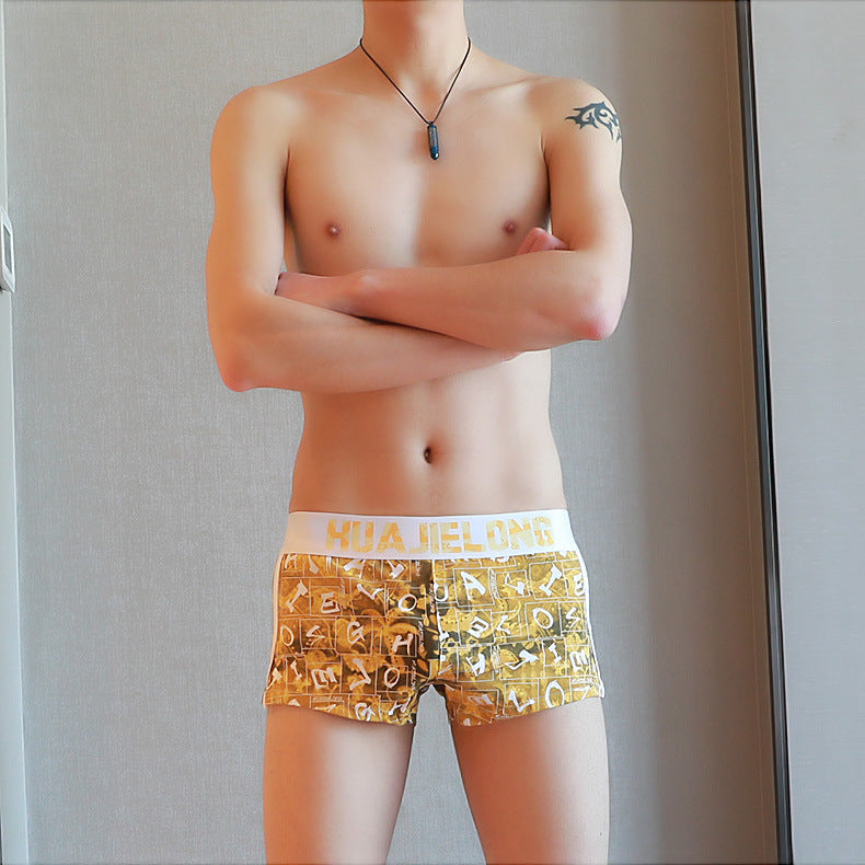 Pantalons fléchés imprimés pour hommes
