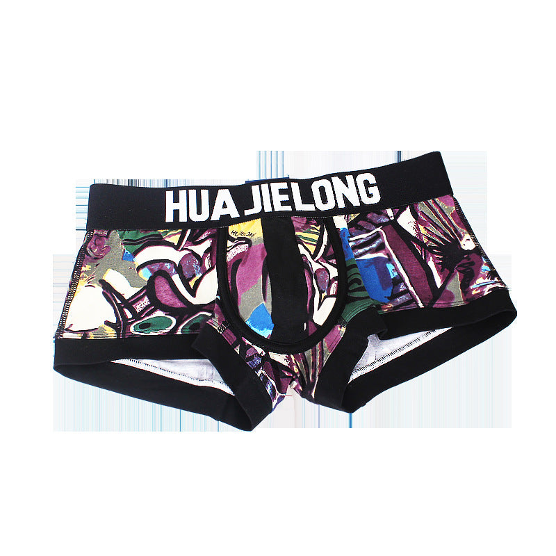 Boxer Shorts Sexy Print Sous-vêtements pour hommes