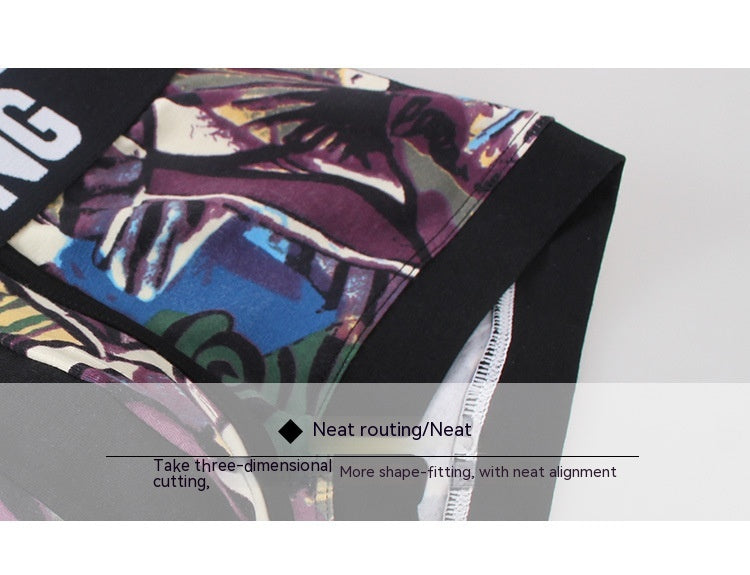 Boxer Shorts Sexy Print Sous-vêtements pour hommes