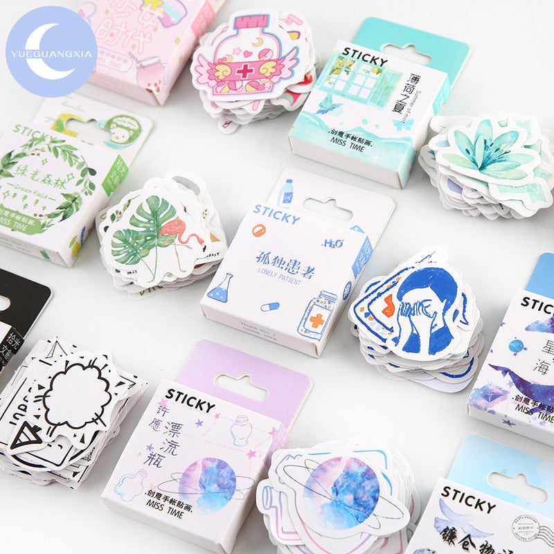 Creative Cartoon Journal pour enfants Source décorative Matériel Stickers Petit Pattern