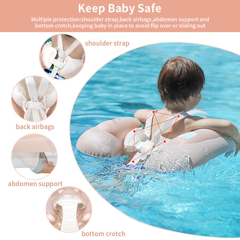 Baby Sun Protection Sunshade Swan Baignade Anneau
