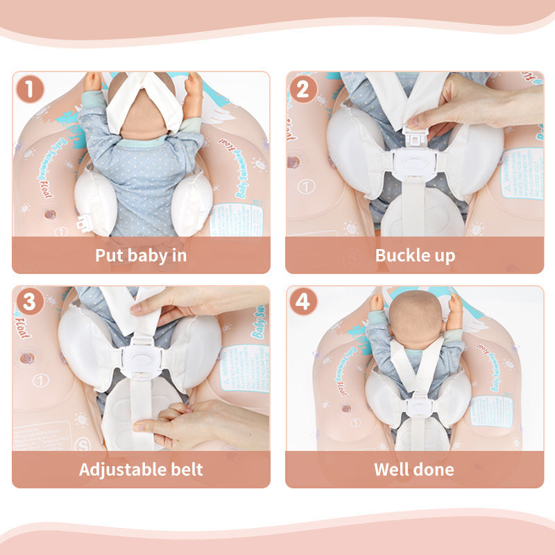 Baby Sun Protection Sunshade Swan Baignade Anneau