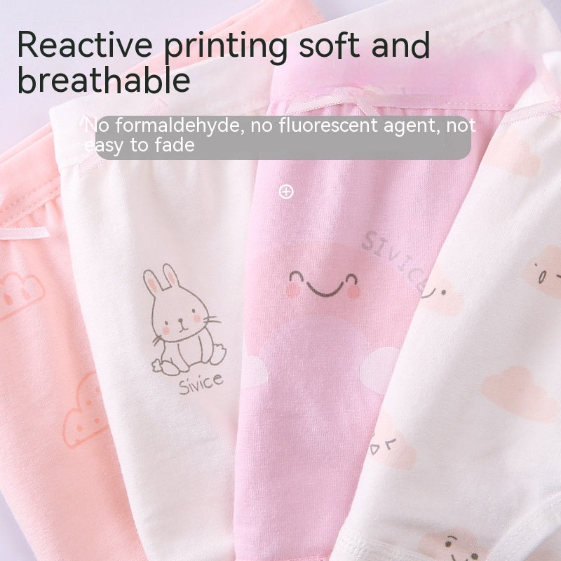 Sous-vêtements pour enfants Boxer en coton Triangle pour femmes