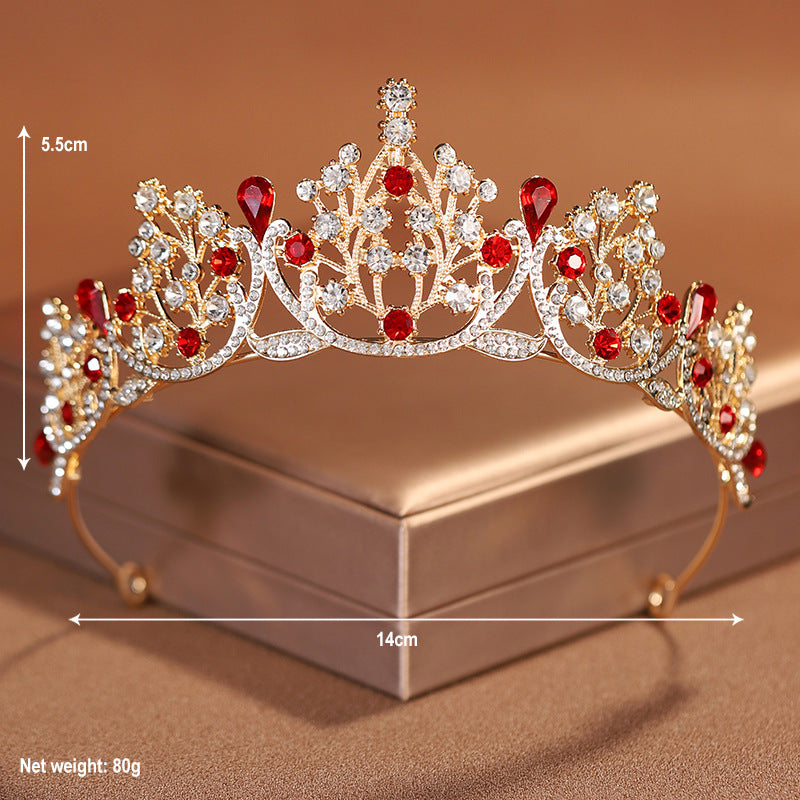 Coiffure de mariée de la Couronne Princesse Crown Robe de mariée Accessoires de cheveux