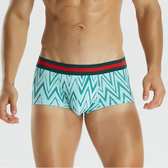 Boxer homme couleur coton U convex faible taille Boxer slip