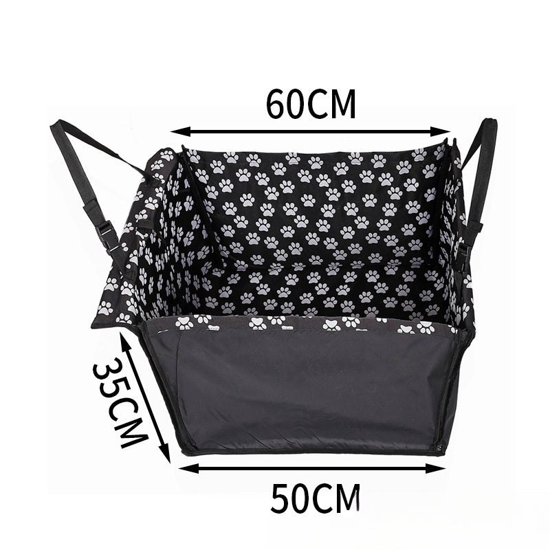 Imprimé arrière Double couche imperméable Pet Car Mat Pet Cat Dog Protection Pet Panier de suspension