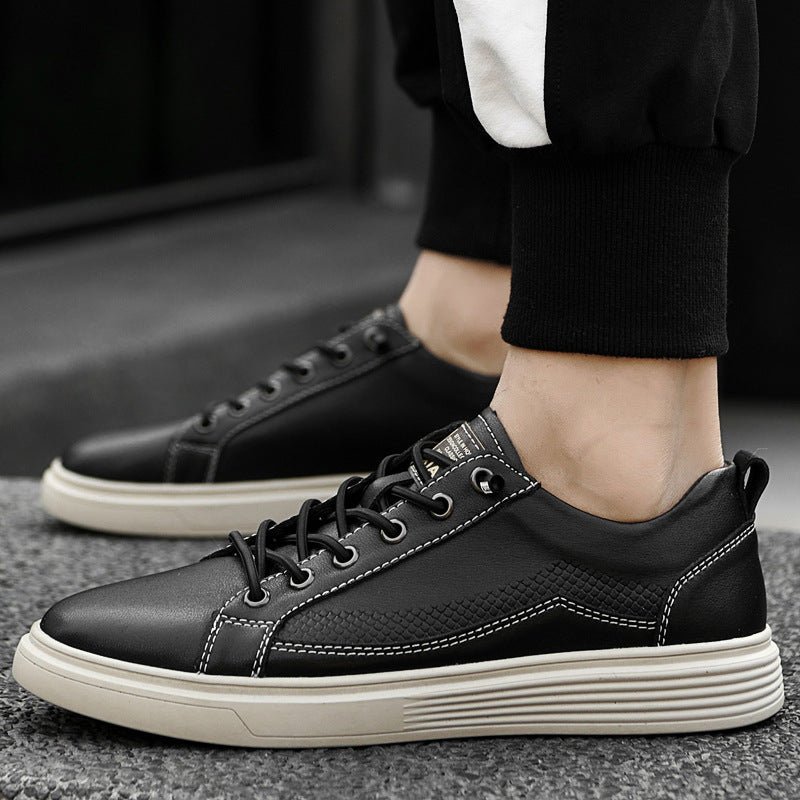 Chaussures blanches Étudiant Bas haut sneaker