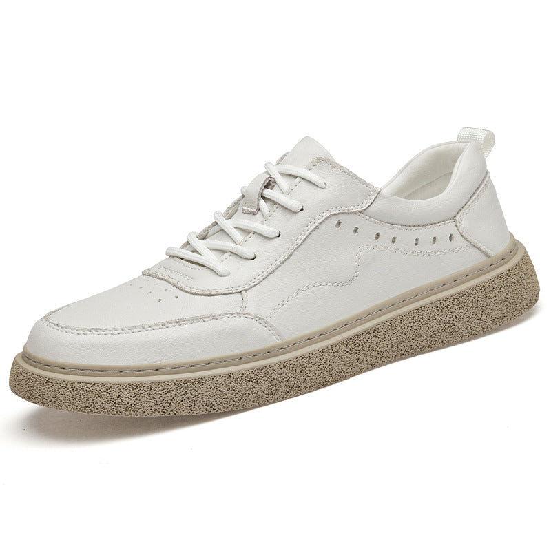 Chaussures blanches Étudiant Bas haut sneaker