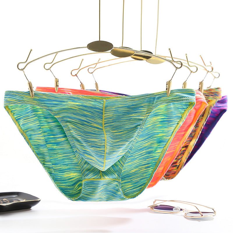 Sous-vêtements Triangle coton Été Sous-vêtements colorés Hommes