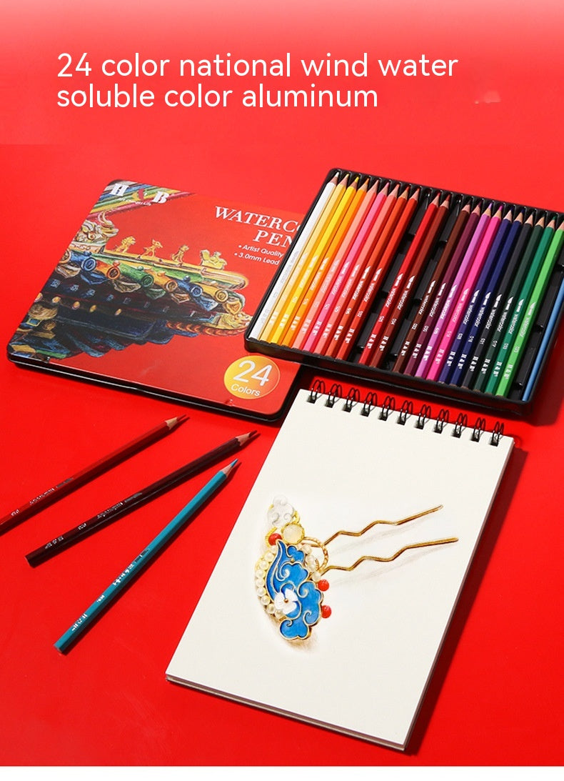 Water-soluble colored pencil Professional iron box