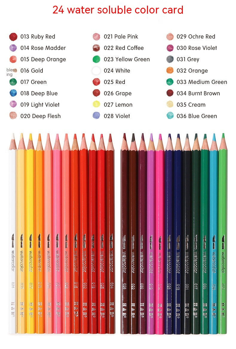 Water-soluble colored pencil Professional iron box