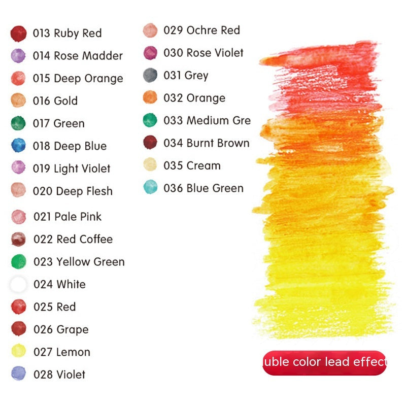 Water-soluble colored pencil Professional iron box