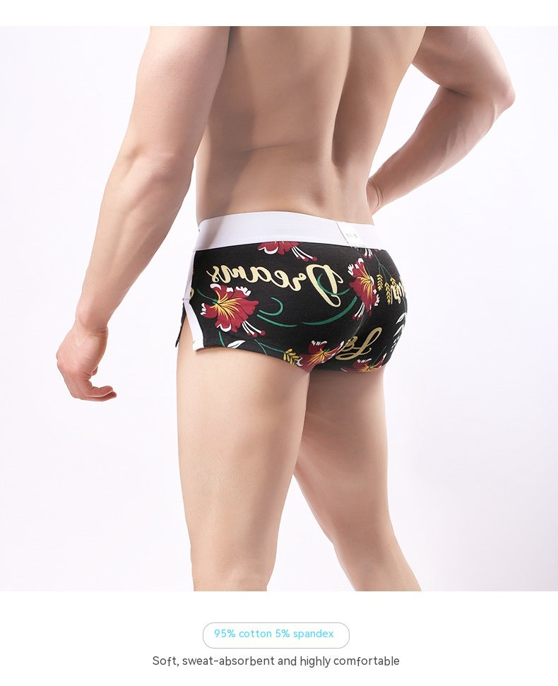 Pantalon en coton pour hommes Pantalon en fléchette imprimé tendance pour hommes Pantalon en fléchette sexy
