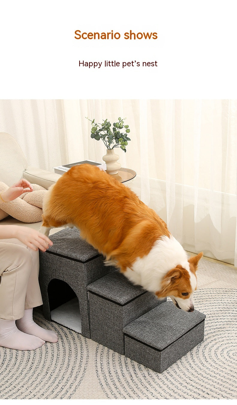 Les chiens et les chats d'âge adulte Étape pliable