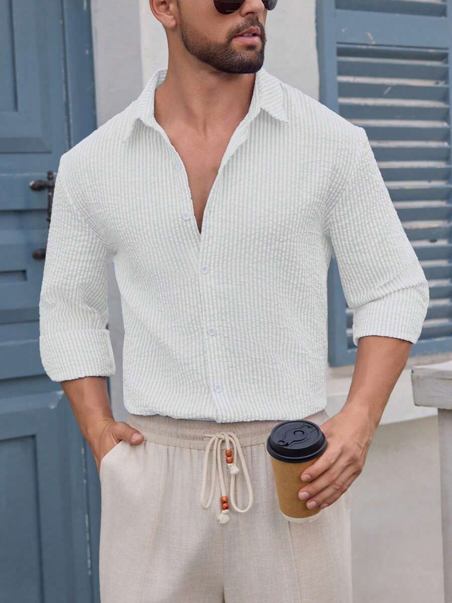 Chemise à manches longues à manches longues pour hommes