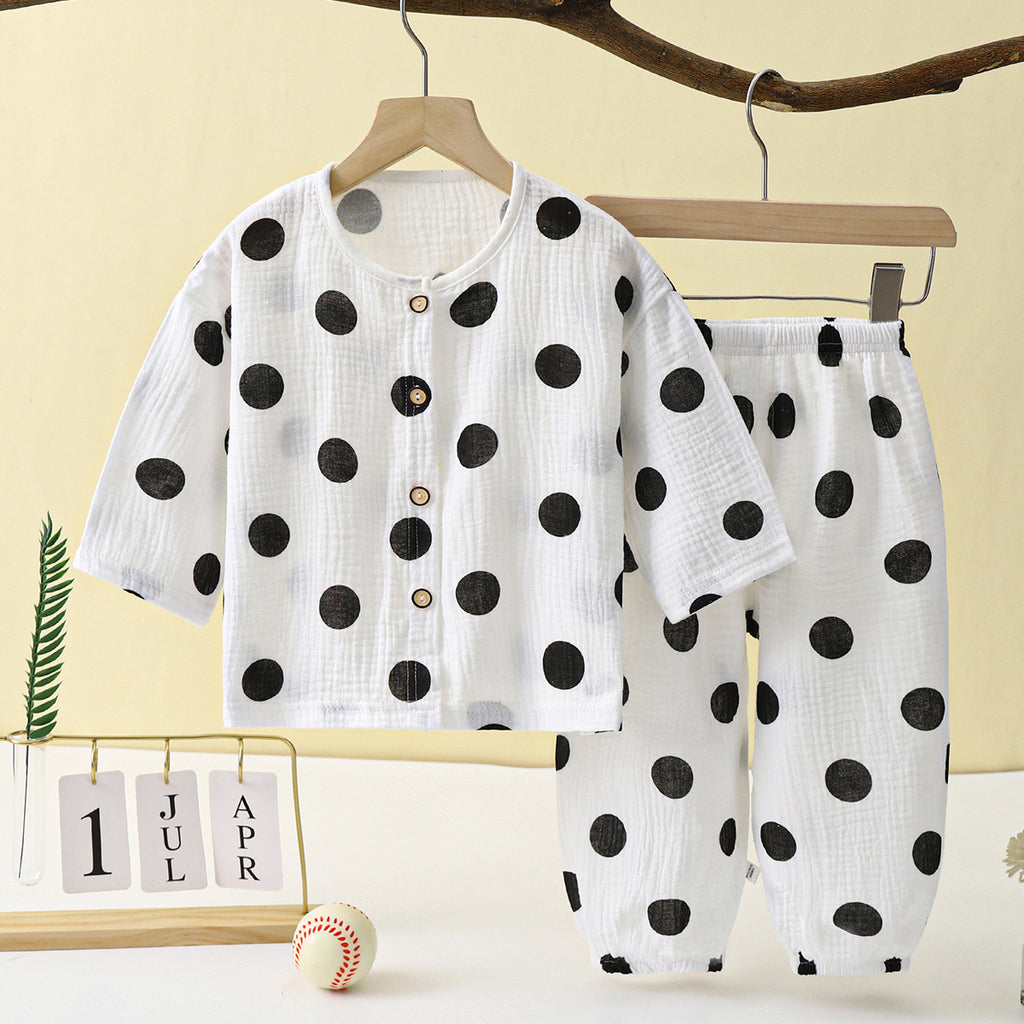 Garçons Top et Pantalons en coton manches longues