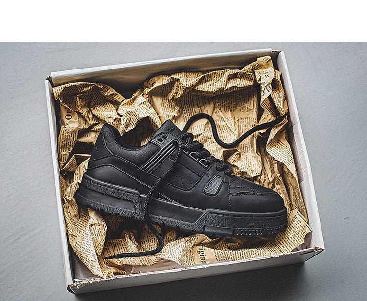 Black American Retro Platform Sports Board Chaussures