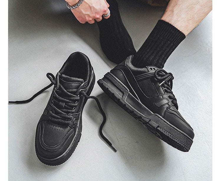 Black American Retro Platform Sports Board Chaussures