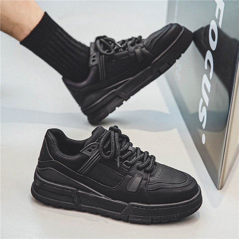 Black American Retro Platform Sports Board Chaussures