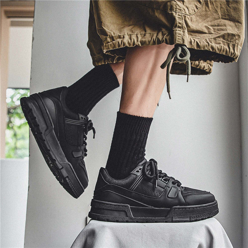 Black American Retro Platform Sports Board Chaussures