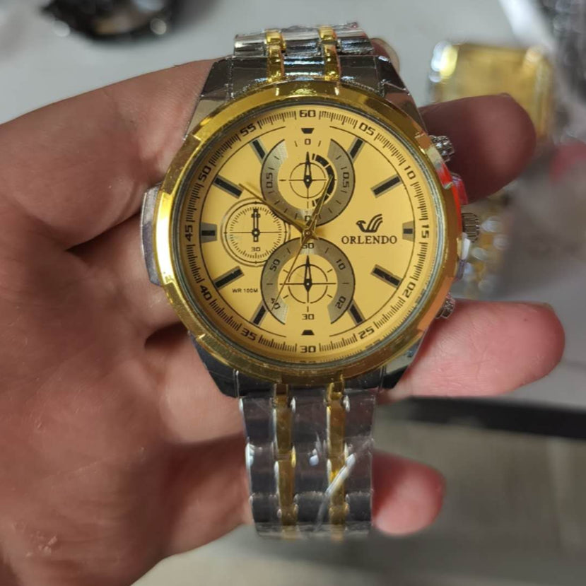 Montre Quartz d'affaires multifonctions pour hommes