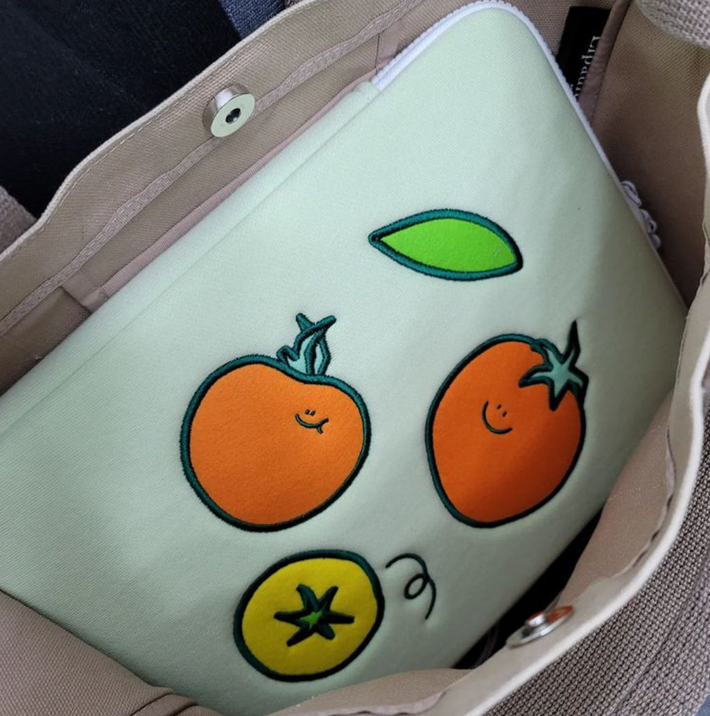 Carnet de notes brodés pour tablettes de tomates intérieures