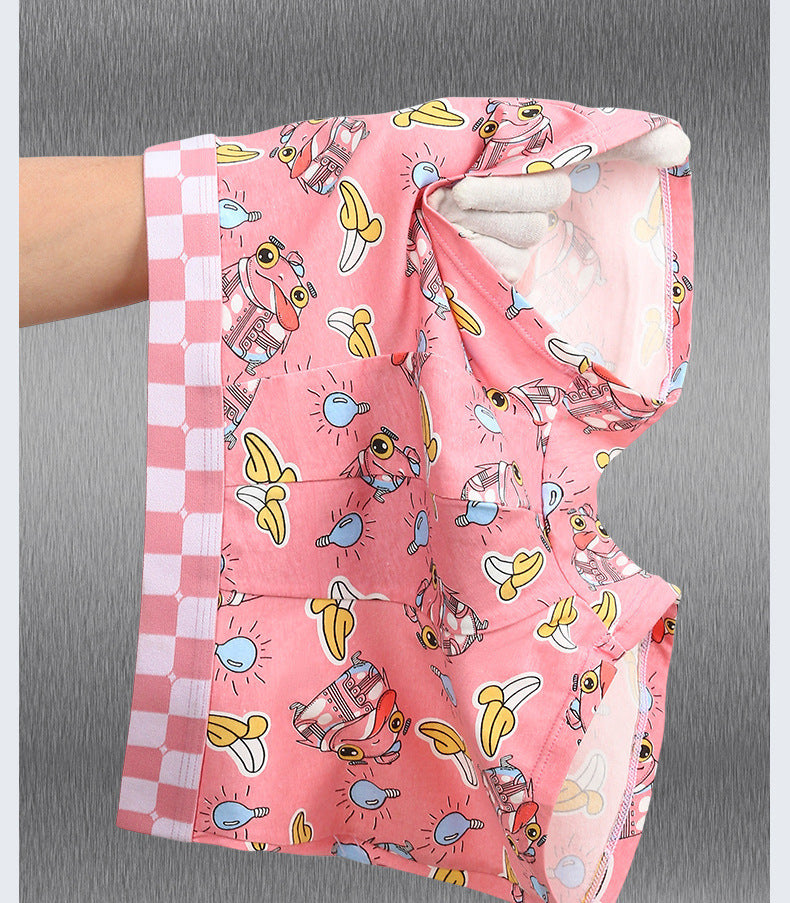 Couleur Sous-vêtements Hommes Ice Silk Summer Boxers ultra-mince Cute Boys Shorts Best-seller On Douy