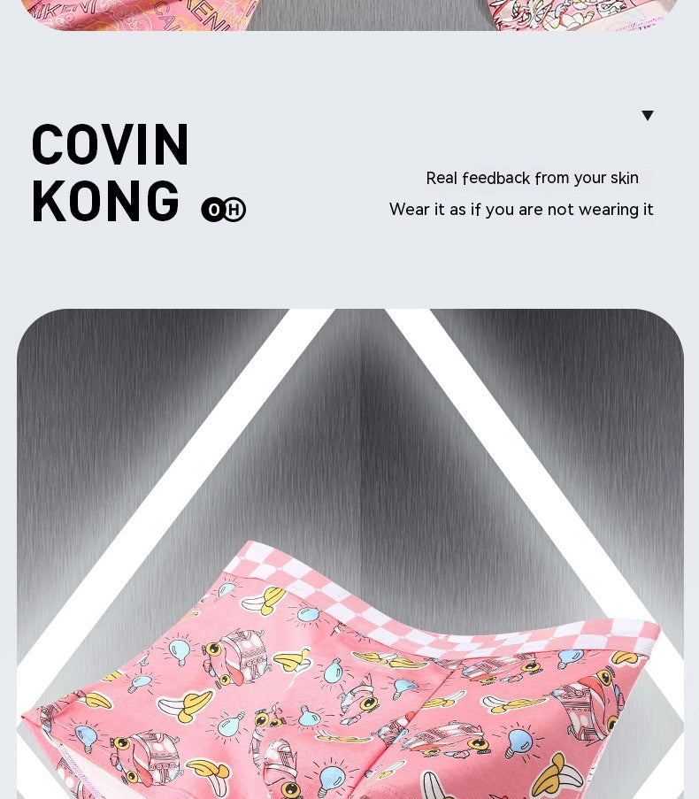 Couleur Sous-vêtements Hommes Ice Silk Summer Boxers ultra-mince Cute Boys Shorts Best-seller On Douy