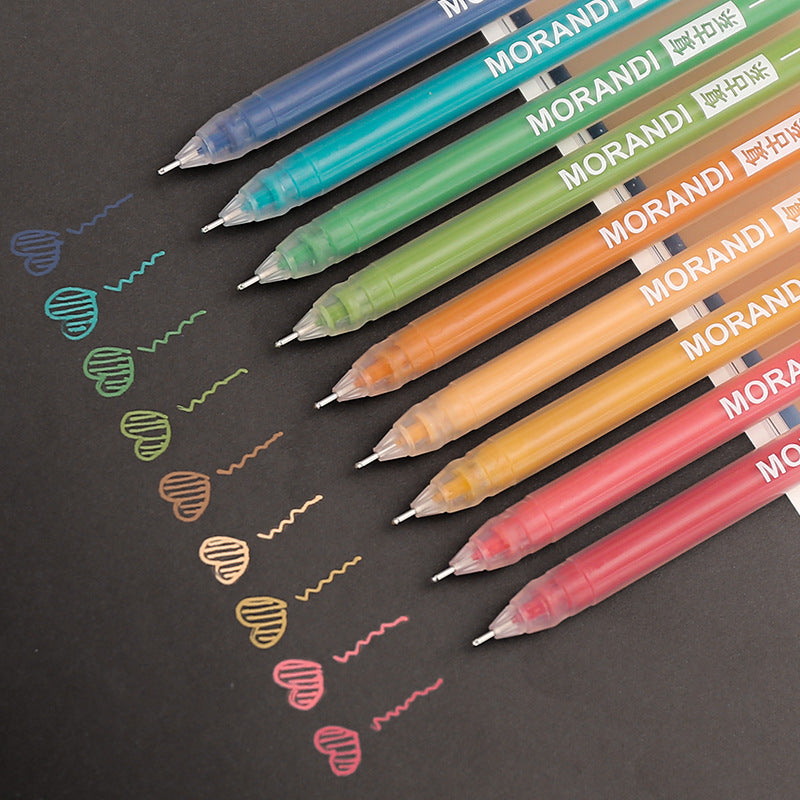 Retro Hand Account Set Student Notes Cute Girl Japonaise Couleur Gel Pen