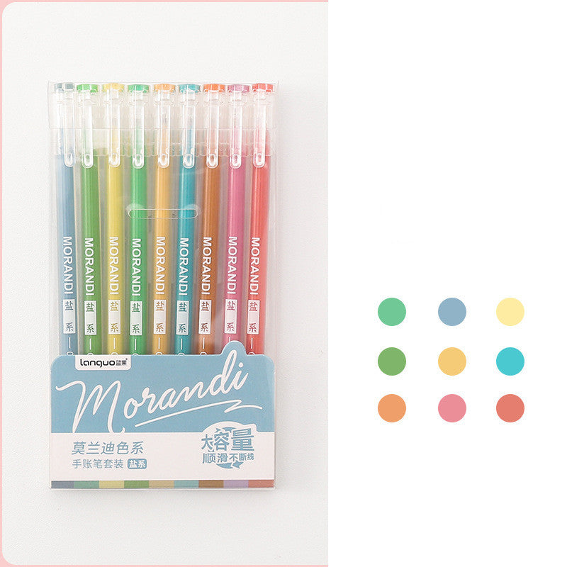 Retro Hand Account Set Student Notes Cute Girl Japonaise Couleur Gel Pen