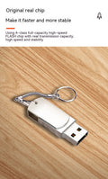 Disque USB 16g Petit gras Rotation métallique haute vitesse