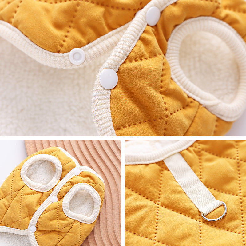 Automne et hiver Schnauzer Teddy Bichon Vest Manteau de petit chien
