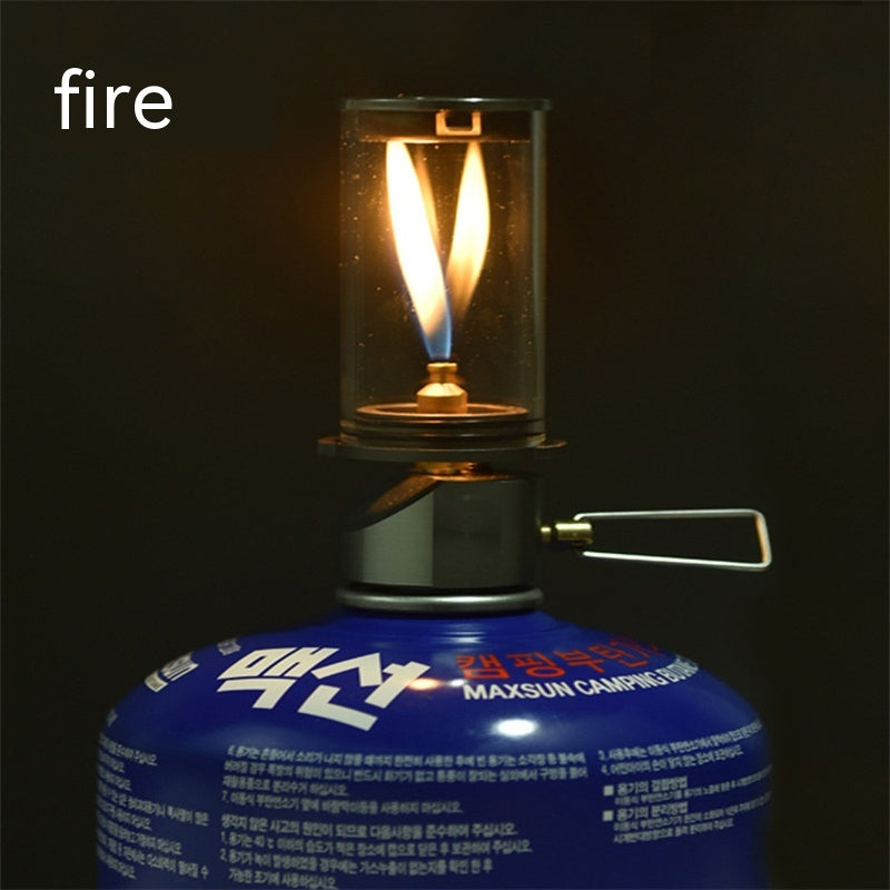 Outdoor Pas de lampe Bougie Wick Lampe Outdoor Camping Lumière Portable Éclairage Gaz Lampe à vapeur Te