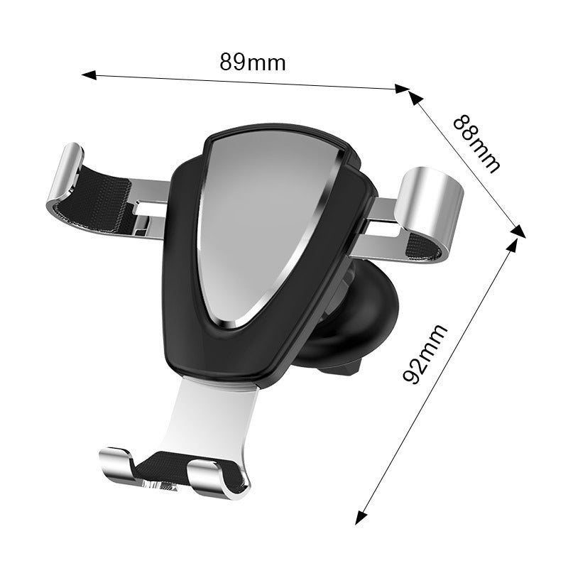 Car Sensor Gravity Bracket Air Outlet Universal Metal Car Navigation Bracket de téléphone mobile