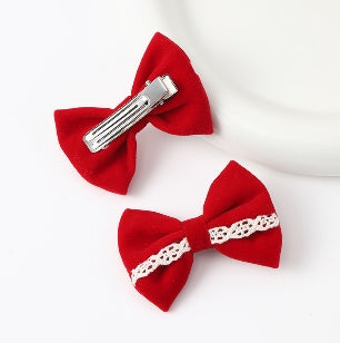 Velours clip-horizontal dentelle-rouge-1 paire