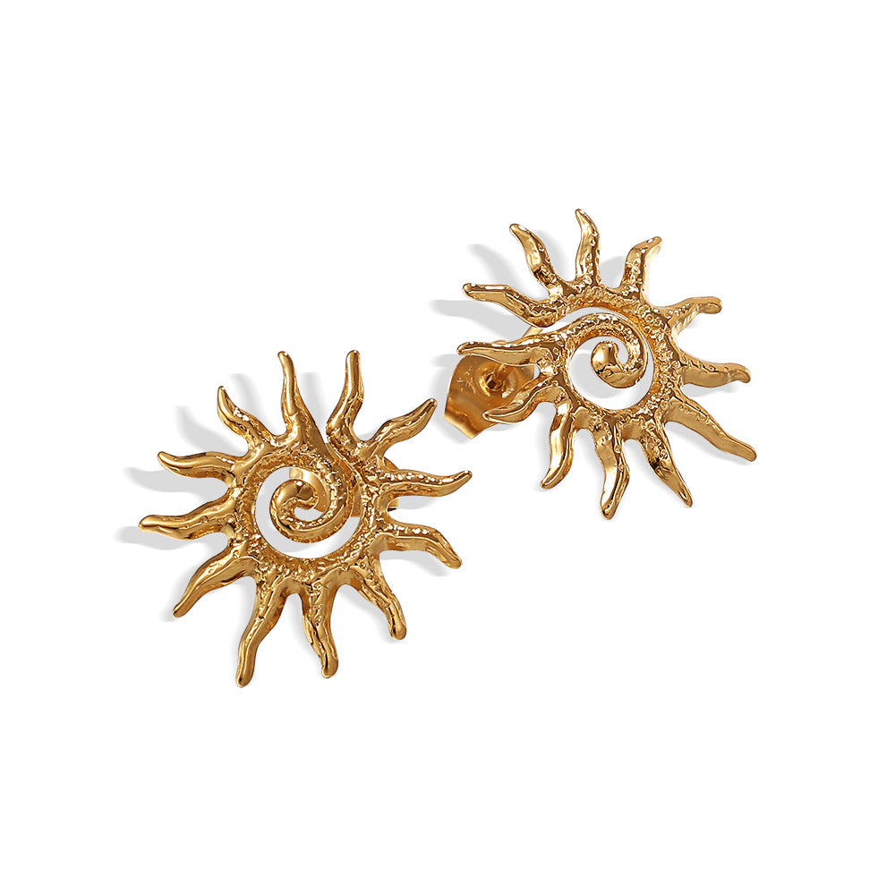Boucles d'oreilles miniatures en acier inoxydable